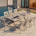 BBQ Table Manufacturer - Modern Charcoal Electric Grill Combo