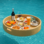 Floating Tray Factory - Rattan Swimming Pool Breakfast Tray