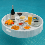 Floating Tray Factory - Rattan Swimming Pool Breakfast Tray