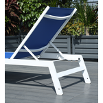 Outdoor Sun Lounger Manufacturer - Hot Sale Aluminum Poolside Recliner
