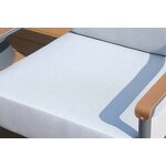 Outdoor Lounge Set Factory - Hot Sale Aluminum Sofa Table Set