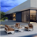 Outdoor Furniture Factory - Industrial Style Weather-resistant Sofa Set