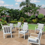 Outdoor Dining Set Manufacturer - Contemporary Aluminum Frame Set