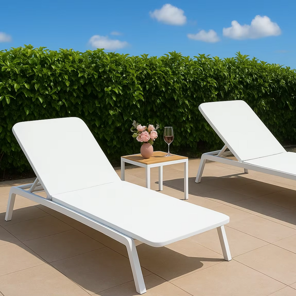 Beach Sun Lounger Factory - Hot Sale Teslin Mesh Recliner