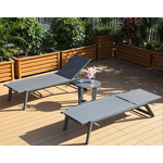 Outdoor Sun Bed Factory - Customized Quick Dry Aluminum Recliner