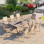 BBQ Table Manufacturer - Modern Charcoal Electric Grill Combo