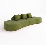 Lounge Chair Set Manufacturer - Modern Curved Memory Foam Sofa Set