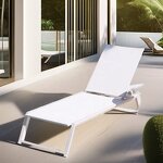 Chaise Lounge Manufacturer - High-End Aluminum Poolside Chair