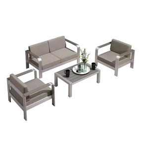 Outdoor Furniture Factory - Industrial Style Weather-resistant Sofa Set