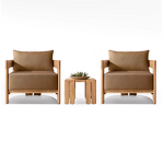 Outdoor Furniture Set Factory - Handcrafted Teak Swivel Lounge Set