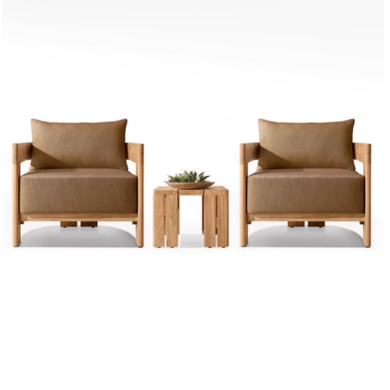 Outdoor Furniture Set Factory - Handcrafted Teak Swivel Lounge Set