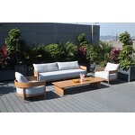 Outdoor Sofa Set Manufacturer - Factory Hot Sale Aluminum Villa Set