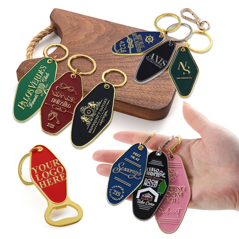 Keychain Factory - Personalized Vintage Motel Keychain