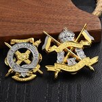 Lapel Pin Factory - Wholesale Gold Silver Embossed Pin