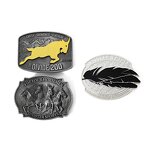 Belt Buckle Manufacturer - Custom Logo Antique Silver Buckle