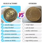 Challenge Coin Manufacturer - Custom 3D Die Stamping Coins