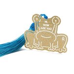 Bookmark Manufacturer - Exquisite Gold Hollow Cutting Bookmark