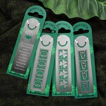 Bookmark Factory - Irish Luck Etching Silver Bookmark