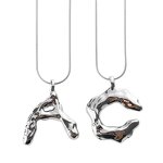 Necklace Manufacturer - Fashion Bubble Initial Letter Necklace