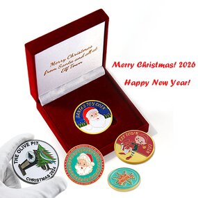 Commemorative Coin Factory - Customized Christmas Coin with Box