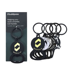 Bottle Opener Keychain Manufacturer - 2D Business Brand Opener