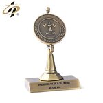 Trophy Manufacturer - New Design Antique Brass Rotate Trophy