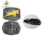 Belt Buckle Manufacturer - Custom Logo Antique Silver Buckle