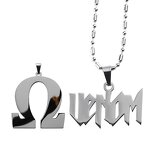 Necklace Factory - Customized 2D Logo Letter Silver Necklace