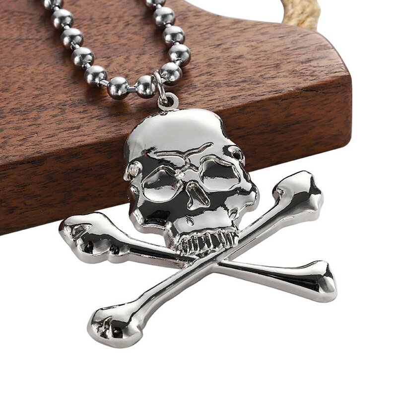 Necklace Factory - 2025 Cool Hip Hop Skull Bone Necklace