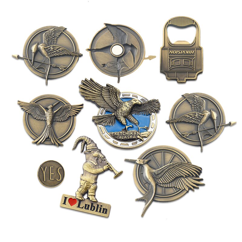 Fridge Magnet Factory - Manufacturer Custom Eagle Pattern Magnet