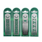 Bookmark Factory - Irish Luck Etching Silver Bookmark
