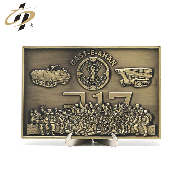 Metal Plate Manufacturer - Die Casting Antique Bronze 3D Plate