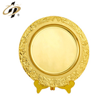 Metal Plaque Factory - Die Casting Custom Gold Plaque with Stand