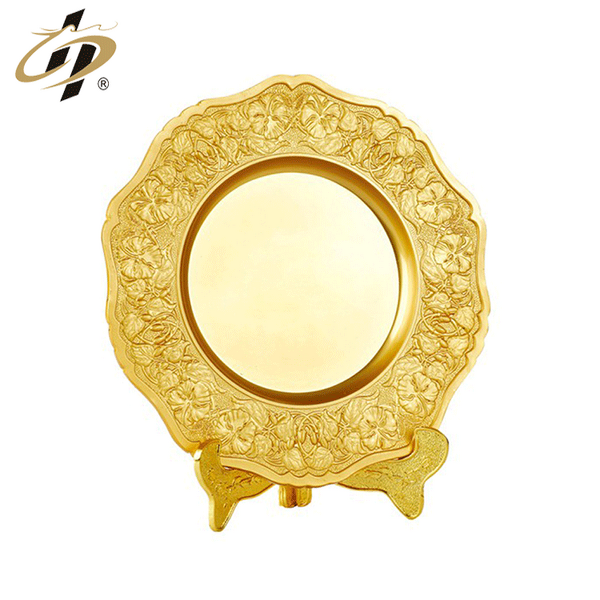 Metal Plaque Factory - Die Casting Custom Gold Plaque with Stand