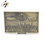 Metal Plate Manufacturer - Die Casting Antique Bronze 3D Plate