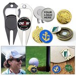 Golf Ball Marker Factory - Custom Magnetic Zinc Alloy Marker