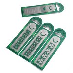 Bookmark Factory - Irish Luck Etching Silver Bookmark