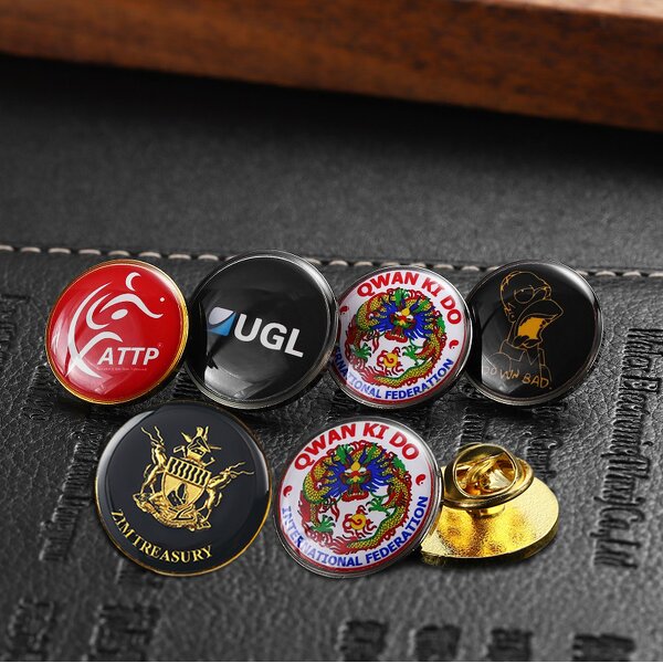 Lapel Pin Manufacturer - OEM Gold Silver Resin Epoxy Pin