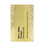 Metal Business Card Factory - Custom Luxury Brushed Metal Card