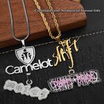 Pendant Necklace Factory - Custom 2D Name Letter Necklace