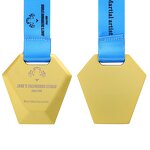 Sports Medal Manufacturer - Custom UV Printed Pentagon Medal