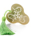 Bookmark Manufacturer - Exquisite Gold Hollow Cutting Bookmark