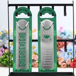 Bookmark Factory - Irish Luck Etching Silver Bookmark