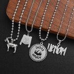 Necklace Factory - Customized 2D Logo Letter Silver Necklace