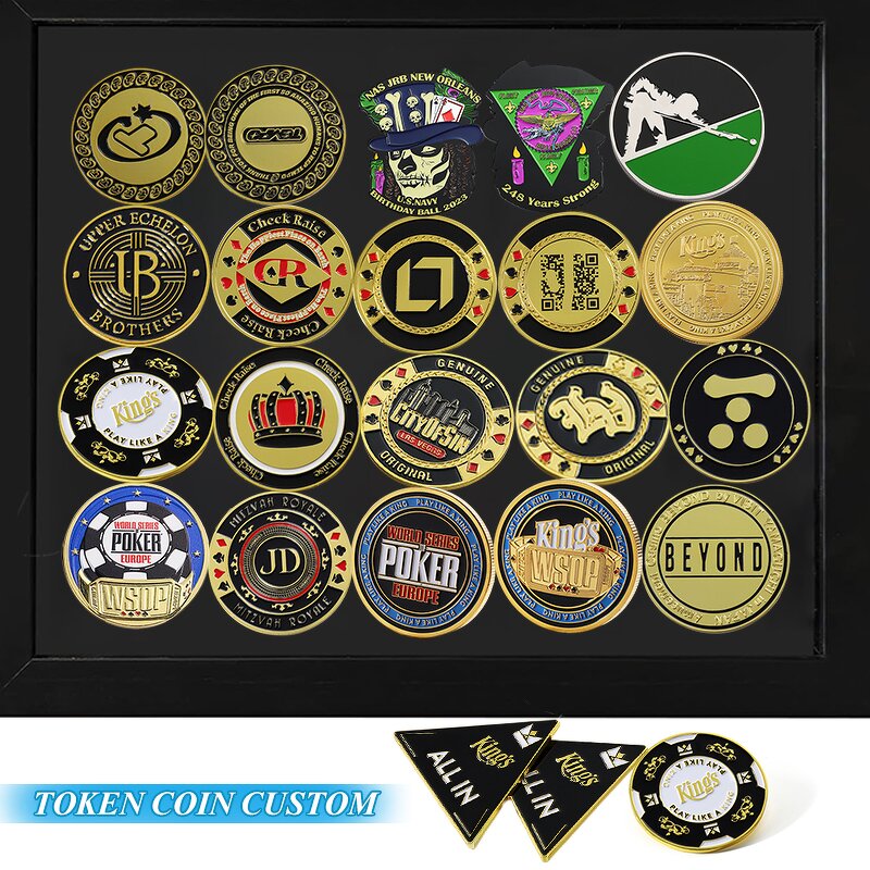Challenge Coin Manufacturer - Factory Custom Game Poker Chip