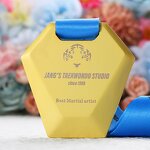 Sports Medal Manufacturer - Custom UV Printed Pentagon Medal