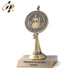 Trophy Manufacturer - New Design Antique Brass Rotate Trophy