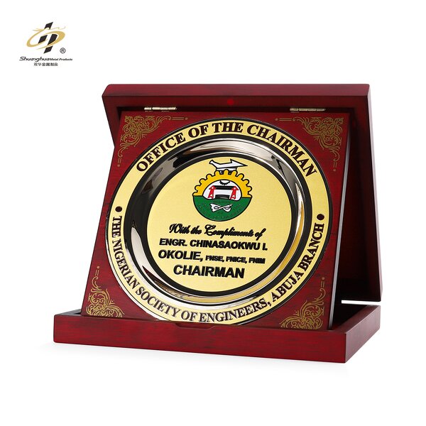 Trophy Manufacturer - Commemorative Gold Plated Award Trophy
