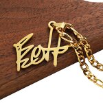 Necklace Manufacturer - Factory Custom Hollow Cut Gold Necklace