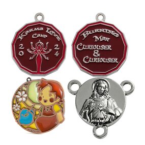 Pendant Factory - Souvenir Retro Enamel Logo Pendant